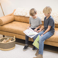Striped Floor Baskets