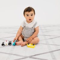 The Liv Rug by Ruggish • Two-Sided, Memory Foam Play Mat with Modern, Norwegian-Inspired Designer Rug Pattern
