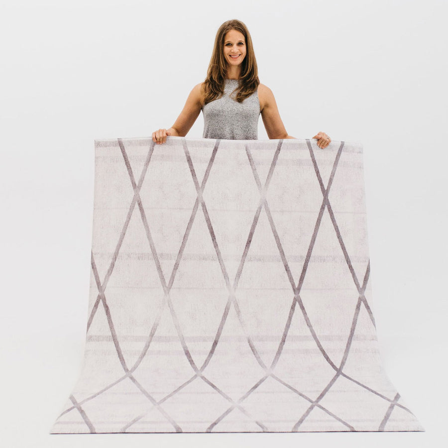 The Liv Rug by Ruggish • Two-Sided, Memory Foam Play Mat with Modern, Norwegian-Inspired Designer Rug Pattern