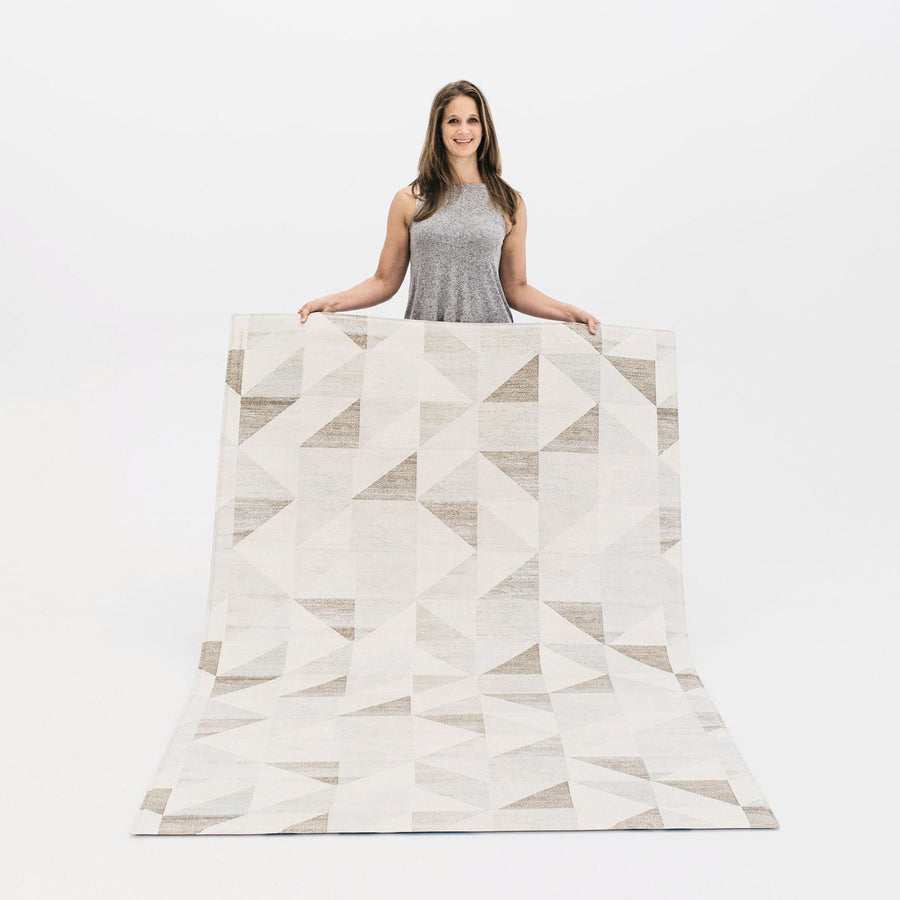 The Lulu Rug by Ruggish • Two-Sided, Memory Foam Play Mat with Modern, Geometric Designer Rug Pattern