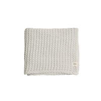 The Weightless Waffle Throw Baby Blanket - Silver